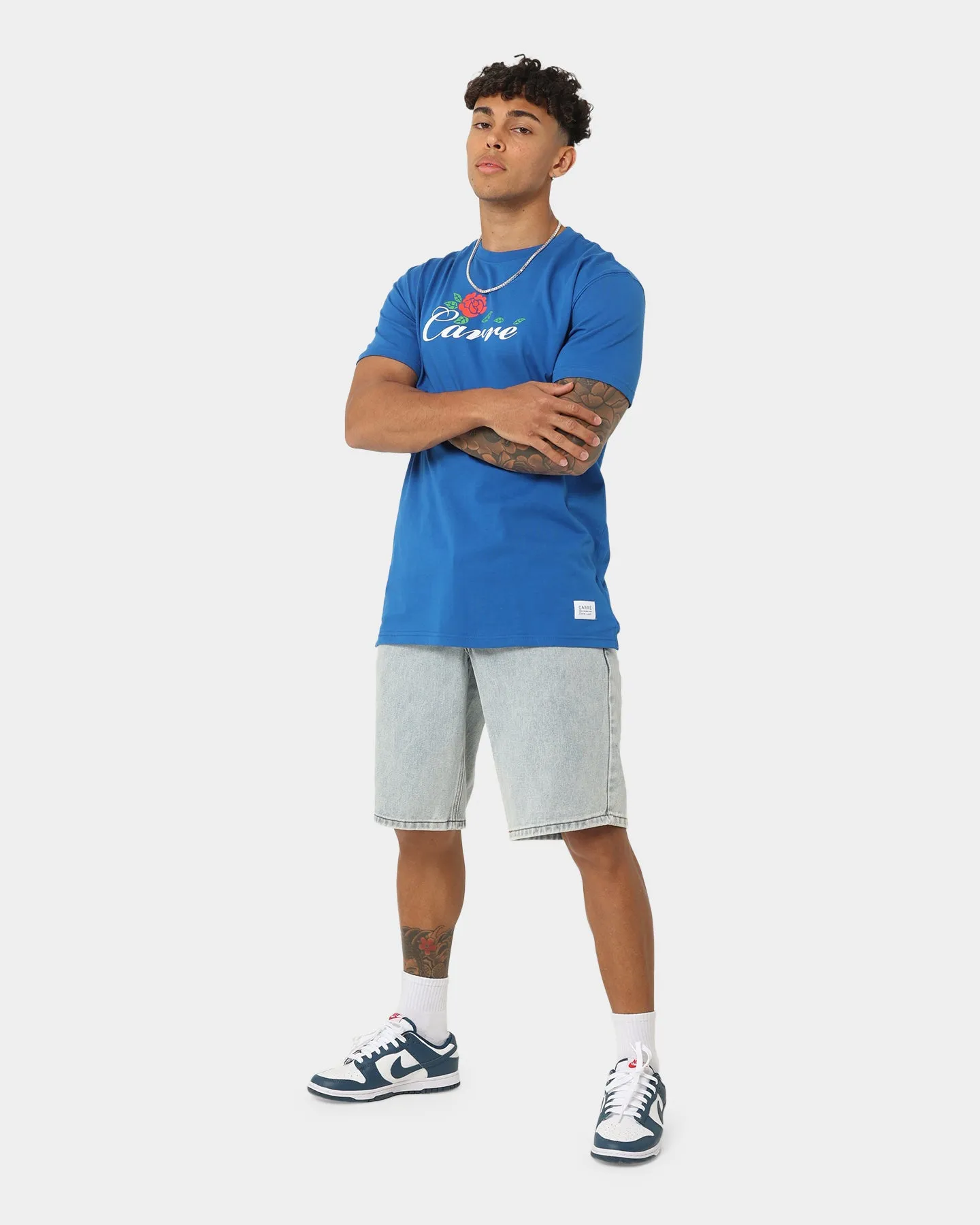 Carré LA Rose T-Shirt Blue