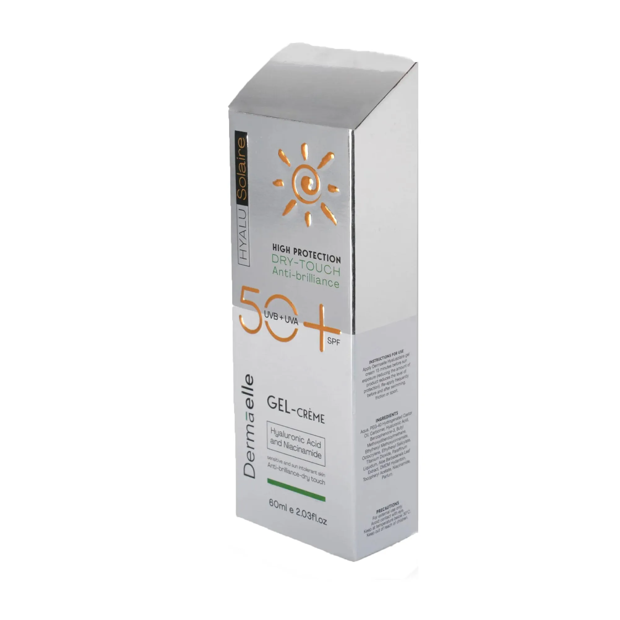 Dermaelle Hyalusolaire SPF 50  Gel-Creme - 60ml