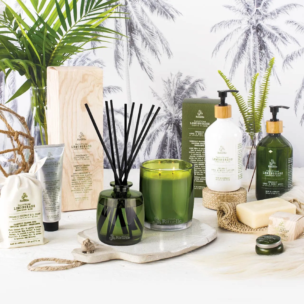Flourish Organics Lemongrass, Lemon Myrtle, Grapefruit & Eucalyptus Organic Hand Cream