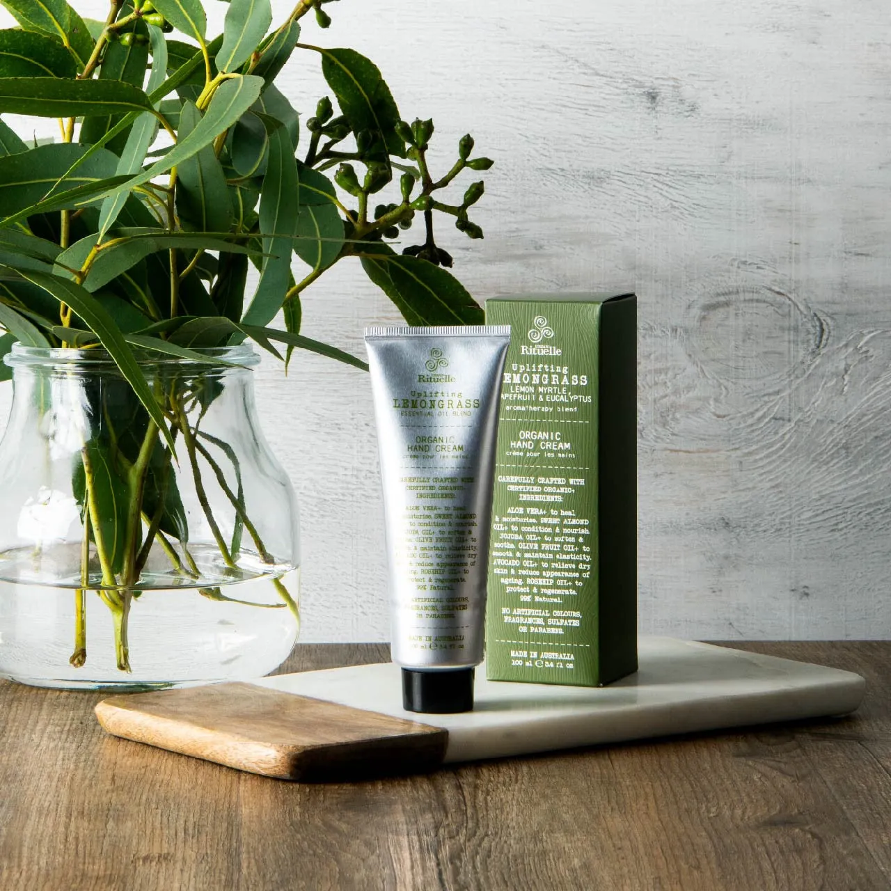 Flourish Organics Lemongrass, Lemon Myrtle, Grapefruit & Eucalyptus Organic Hand Cream