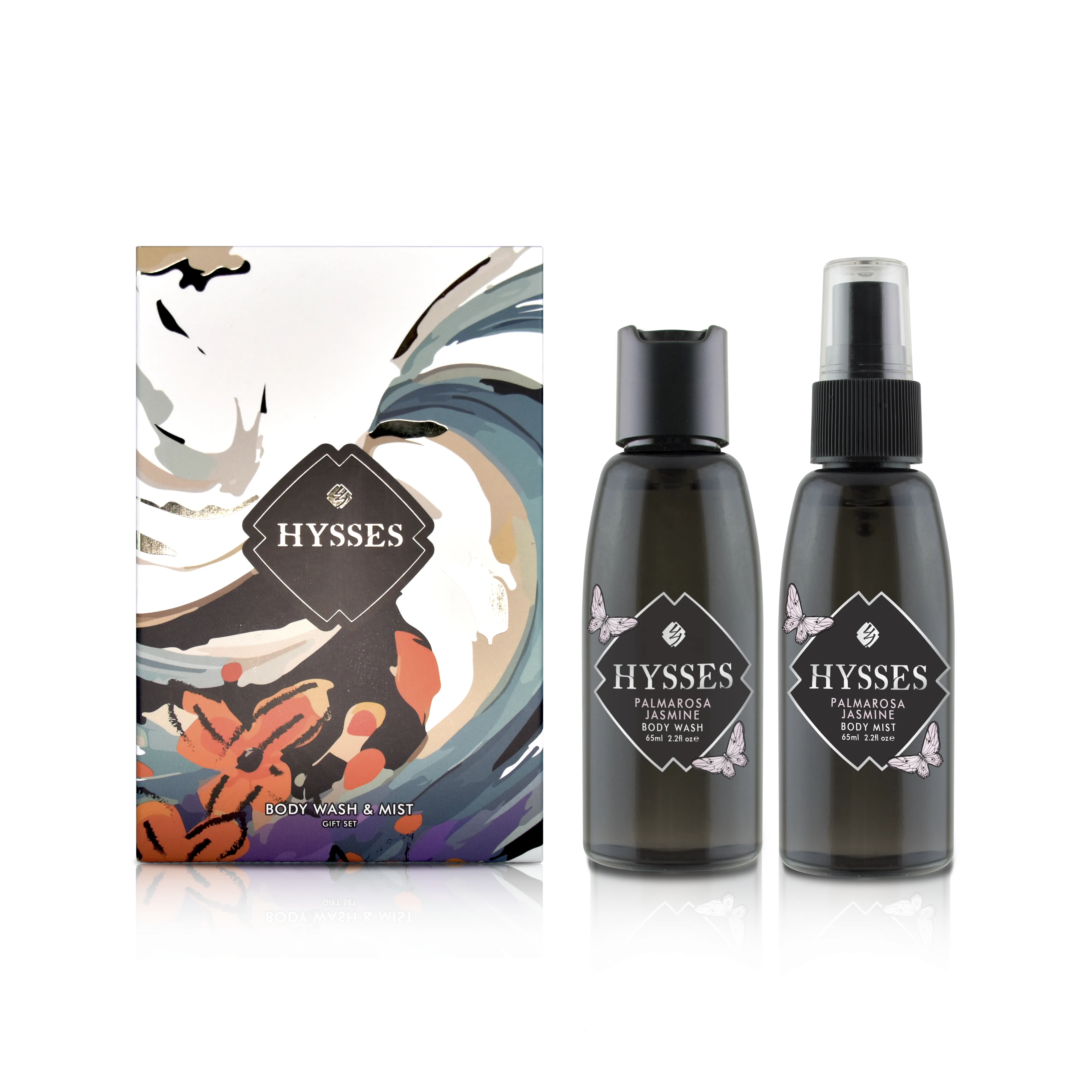 Gift Set Of 2, Body Wash & Mist Palmarosa Jasmine, 65ml