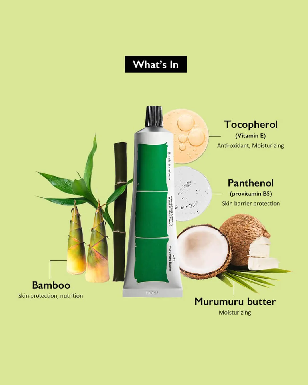 haruharu wonder Black Bamboo Nourishing Calming Hand & Nail Cream