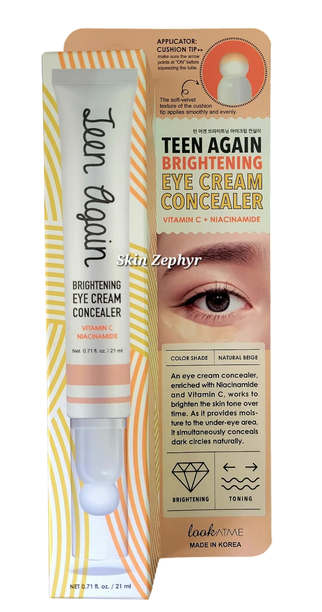 Lookatme Teen Again Brightening Eye Cream Concealer