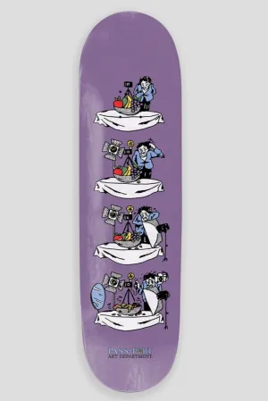 PASS~PORT SKATEBOARD DECK ART DEPT. SERIES SET DRESS - PURPLE