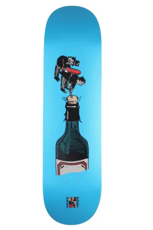 PASS~PORT SKATEBOARD DECK WINE EM & DINE EM - PALE BLUE