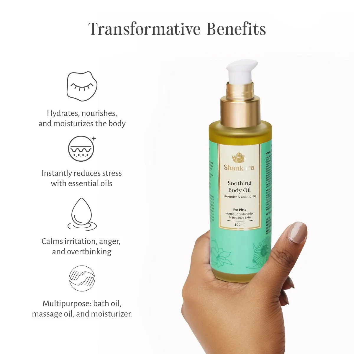 Relaxation Calming Body Oil- 100ml