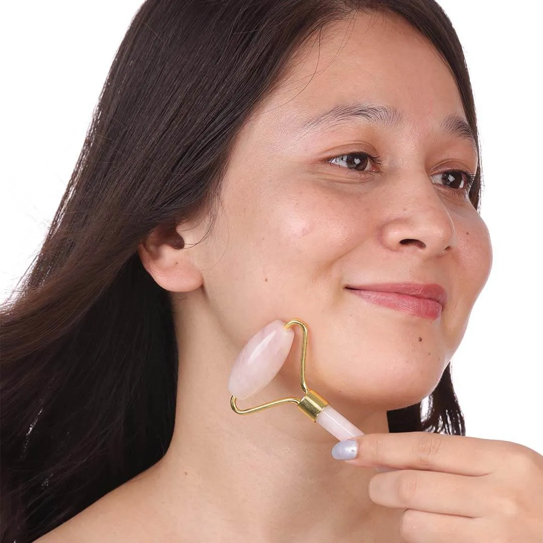 Rose Quartz Face Roller (1 Piece)