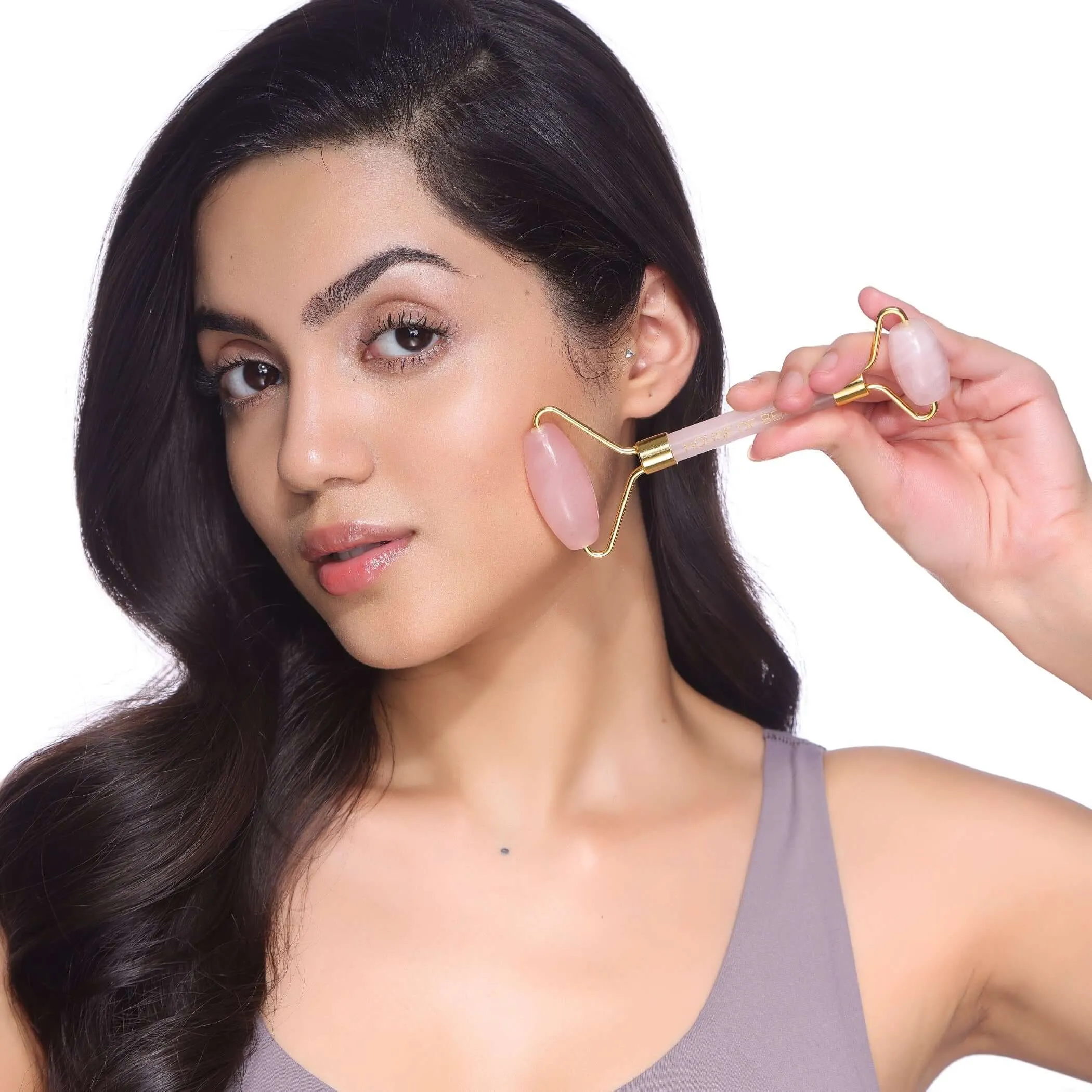 Rose Quartz Face Roller (1 Piece)