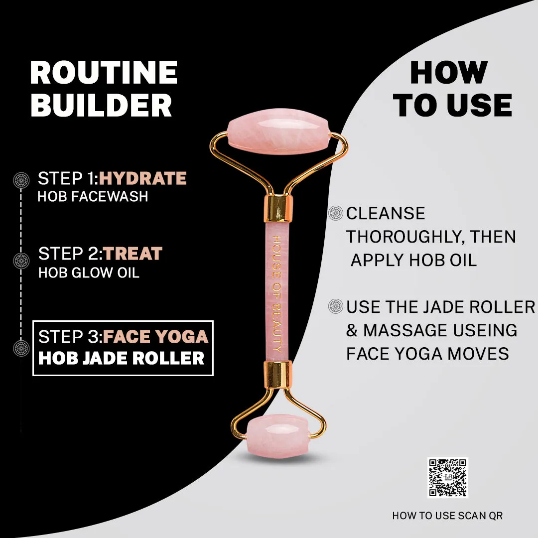 Rose Quartz Face Roller (1 Piece)
