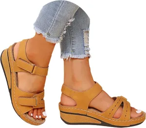 Sandals for Women 2024 Summer Waterproof Hiking Womens Sandals Comfortable Walking Athletic Outdoor Beach Sandals