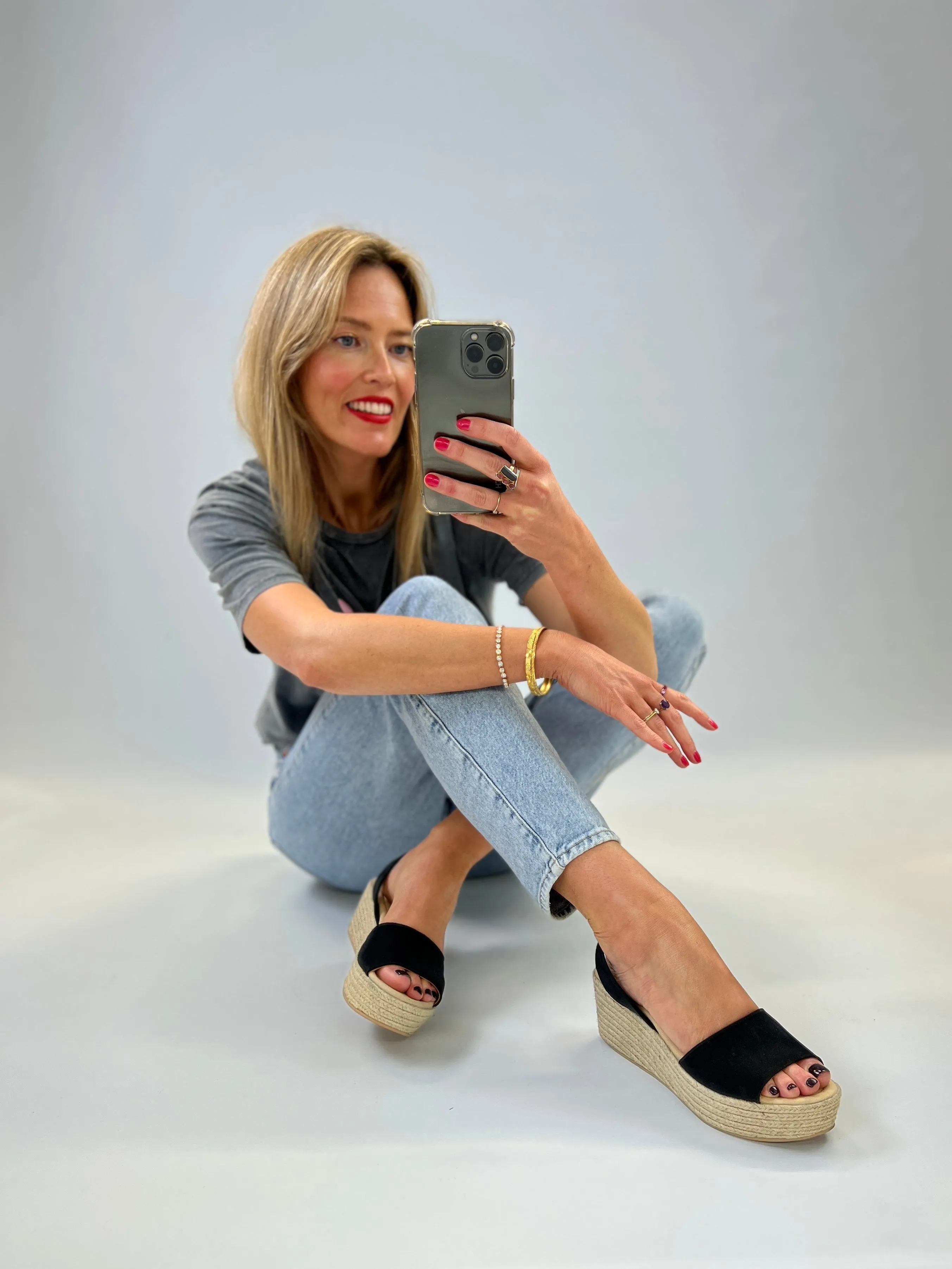 Whitney Mid Height Wedge sample sale