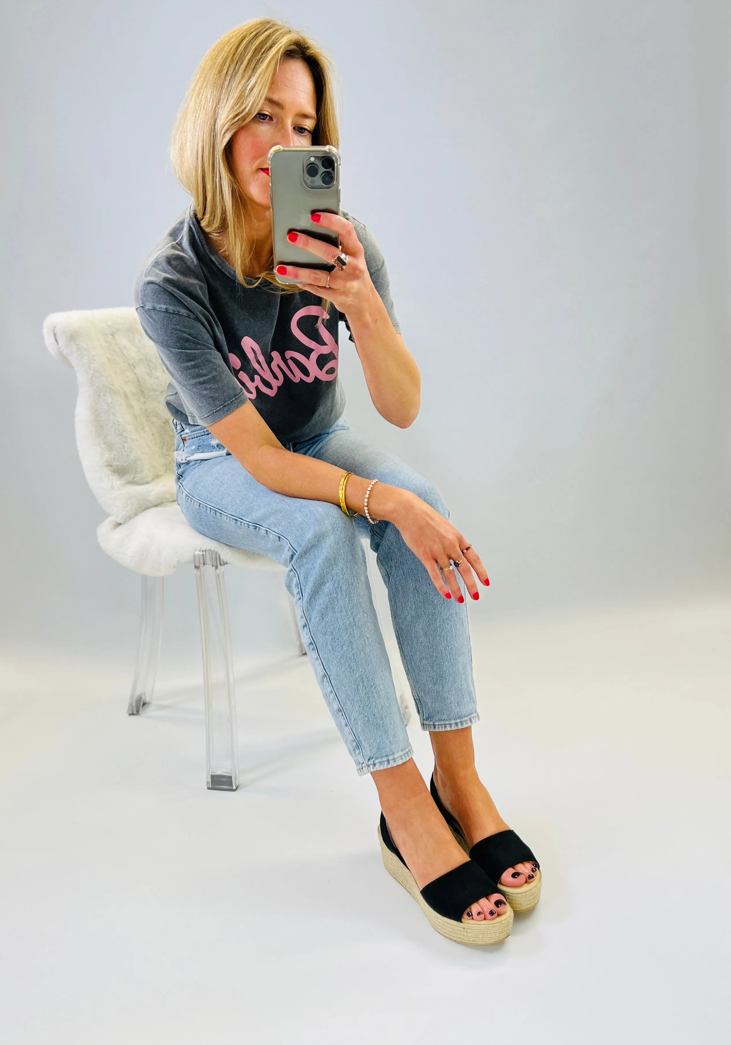 Whitney Mid Height Wedge sample sale
