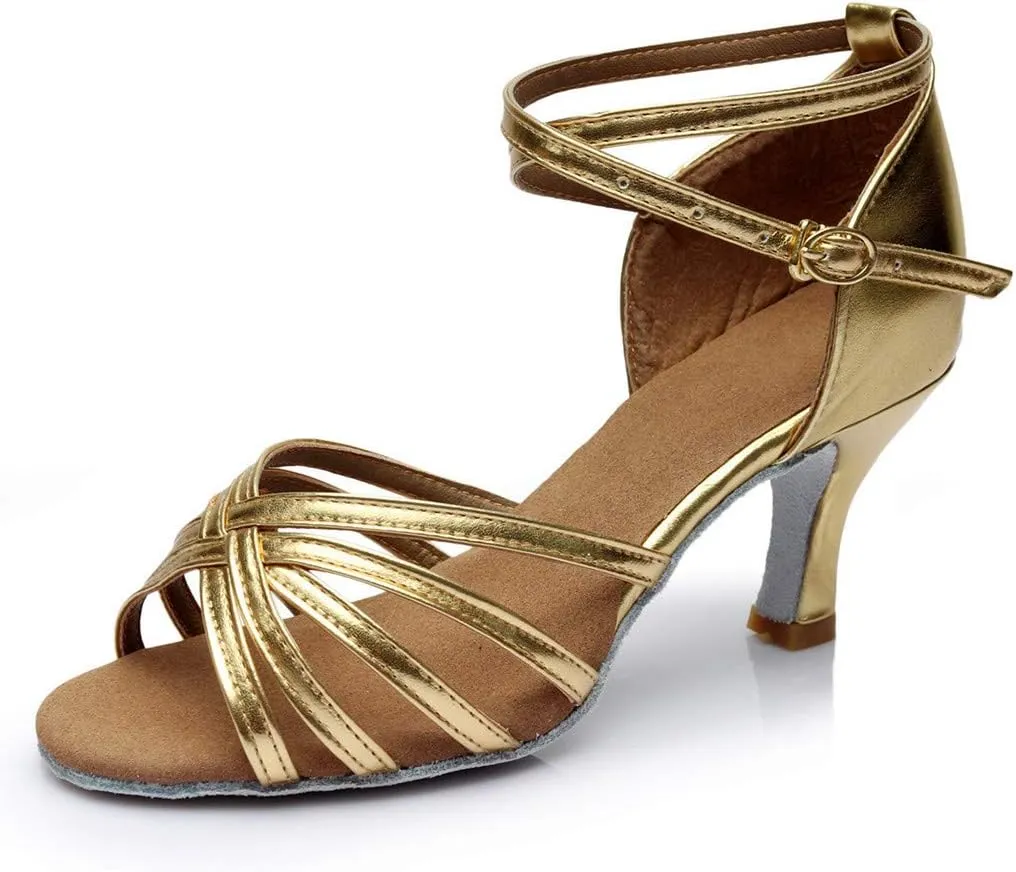 Women'S Sandals Size 8 With Arch Support Fashion Latin Dancing Shoes Women Ballroom Dance Shoes Women Wedges Sandals