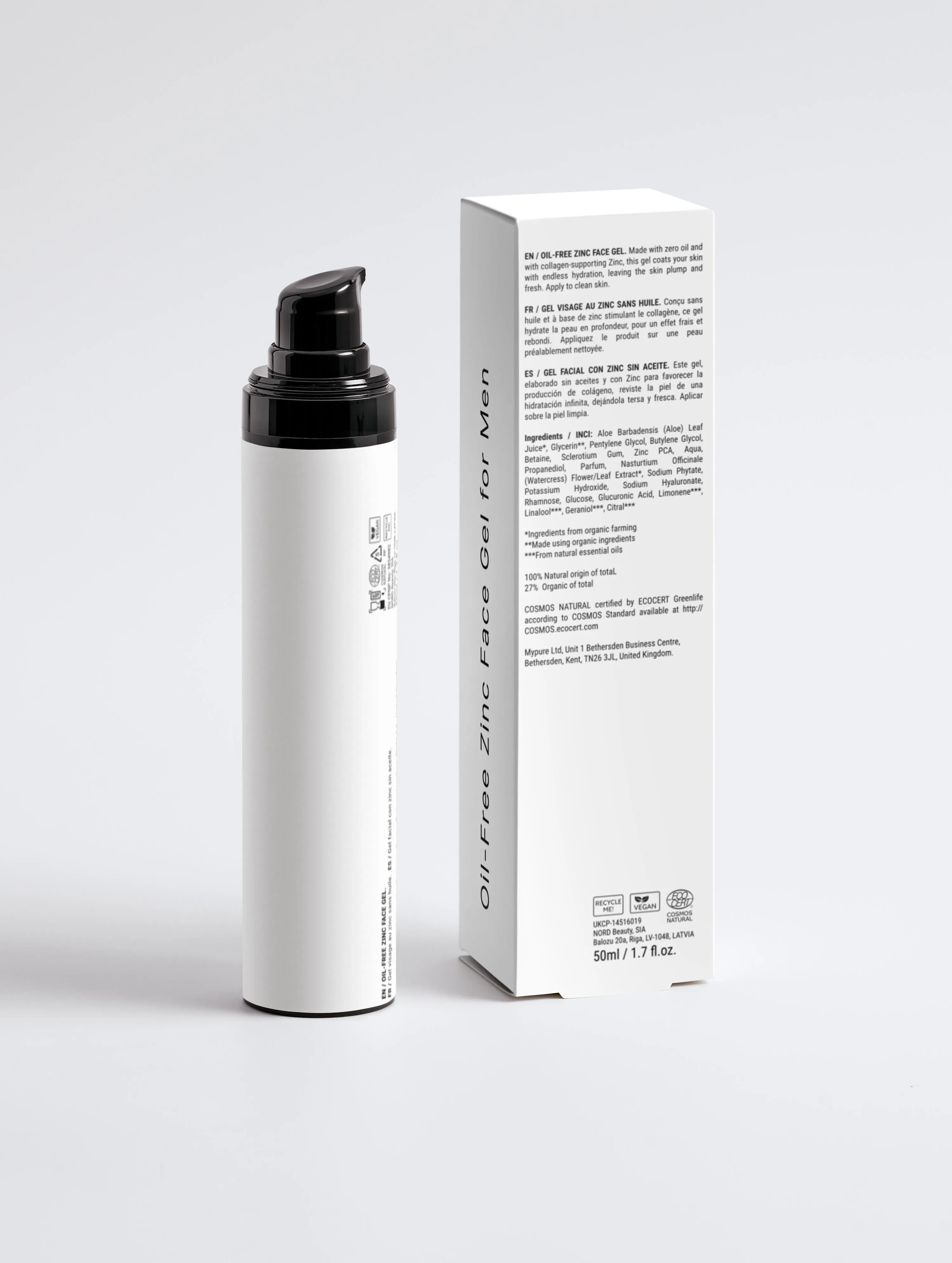 ZincBoost Gel: Men's Oil-Free Hydration